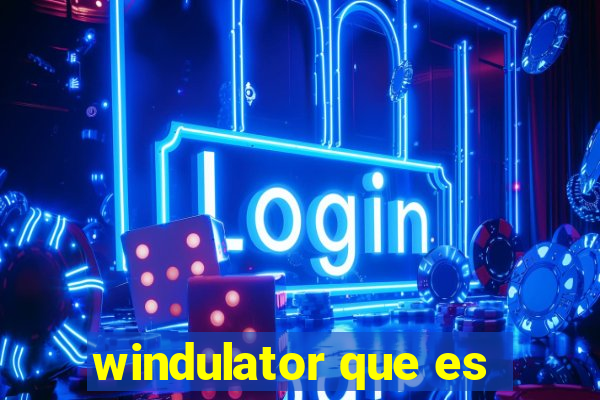 windulator que es